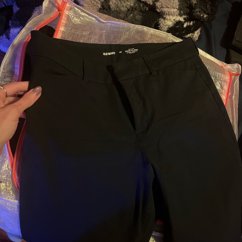 Old Navy pixie flare navy blue